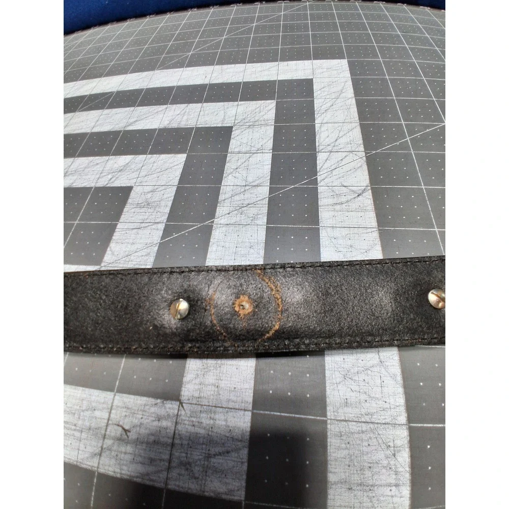 Nocona Belt Co Western Belt Black Leather Studded Braided Size 38 N2466401